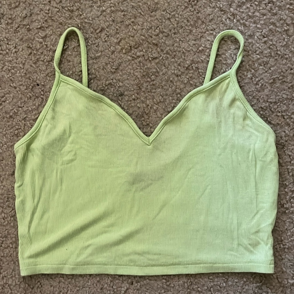 Cotton Candy LA Lime Green Top